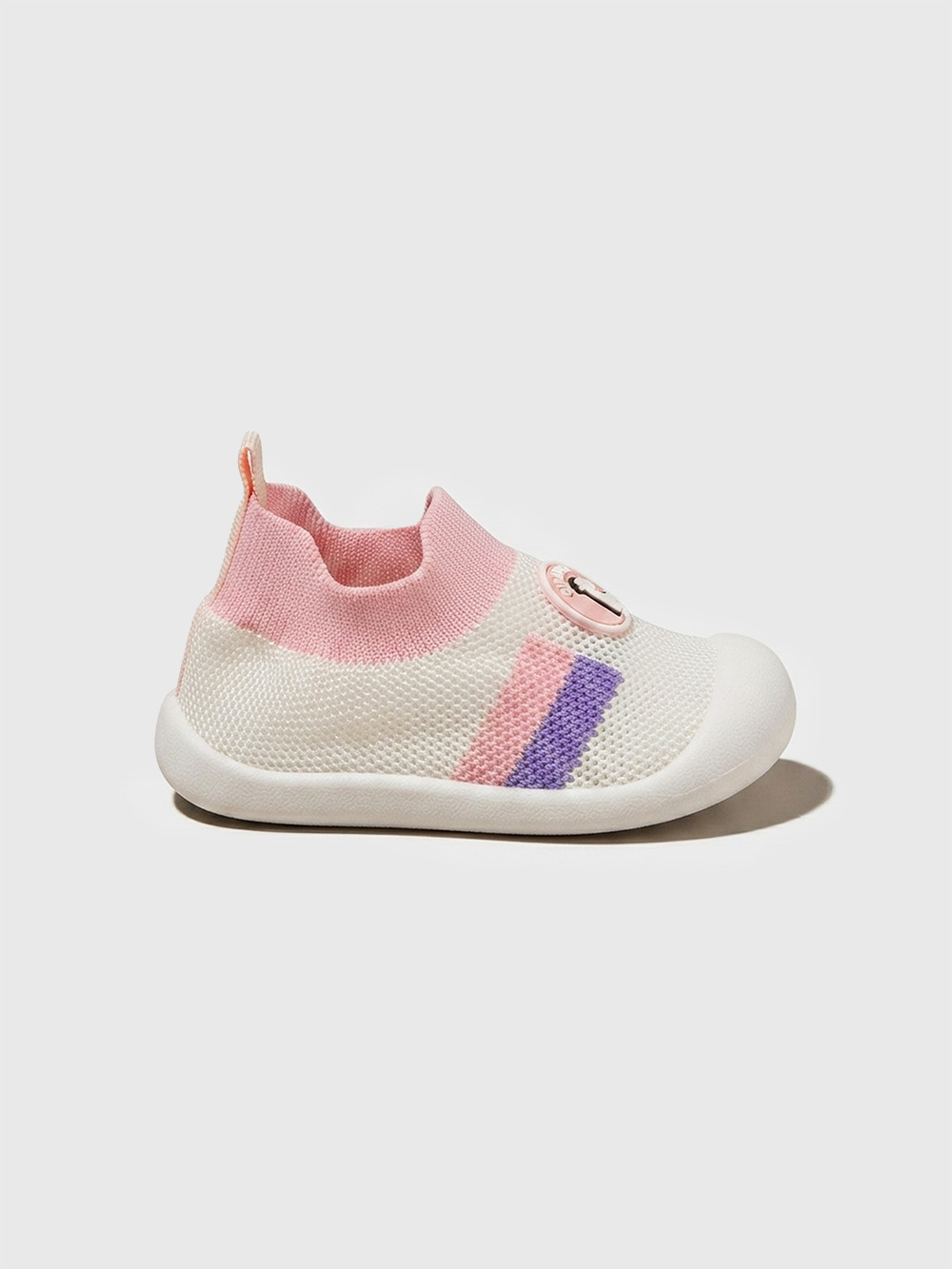 KiddoComfy Qibabei Mesh-Mallows Sock Shoes Pink - Q22